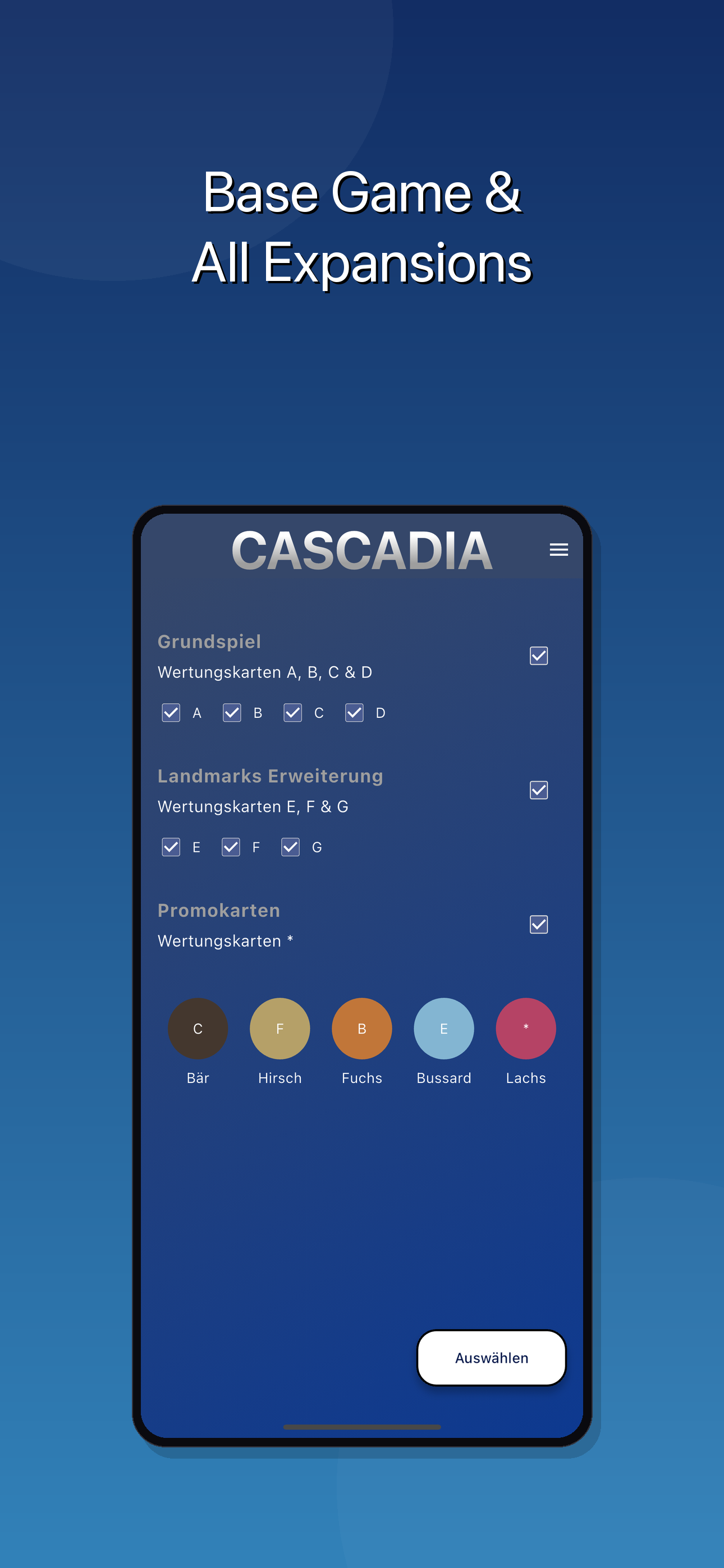 All expansions overview